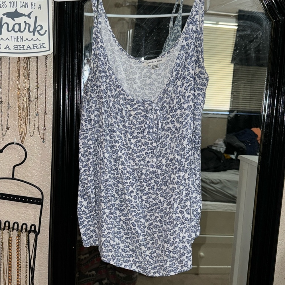 American Eagle Flower Blouse
